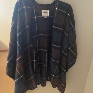 Old Navy Flannel Poncho